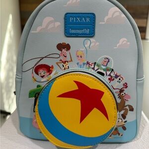Loungefly Toy Story backpack - Light Blue and Yellow